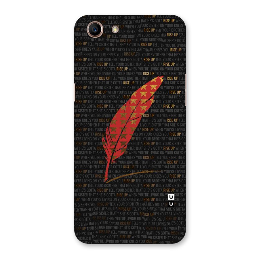 Rise Up Feather Back Case for Oppo A83 (2018)