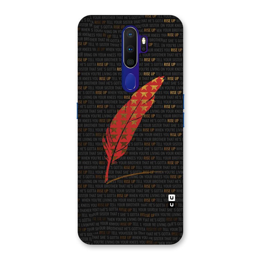 Rise Up Feather Back Case for Oppo A9 (2020)