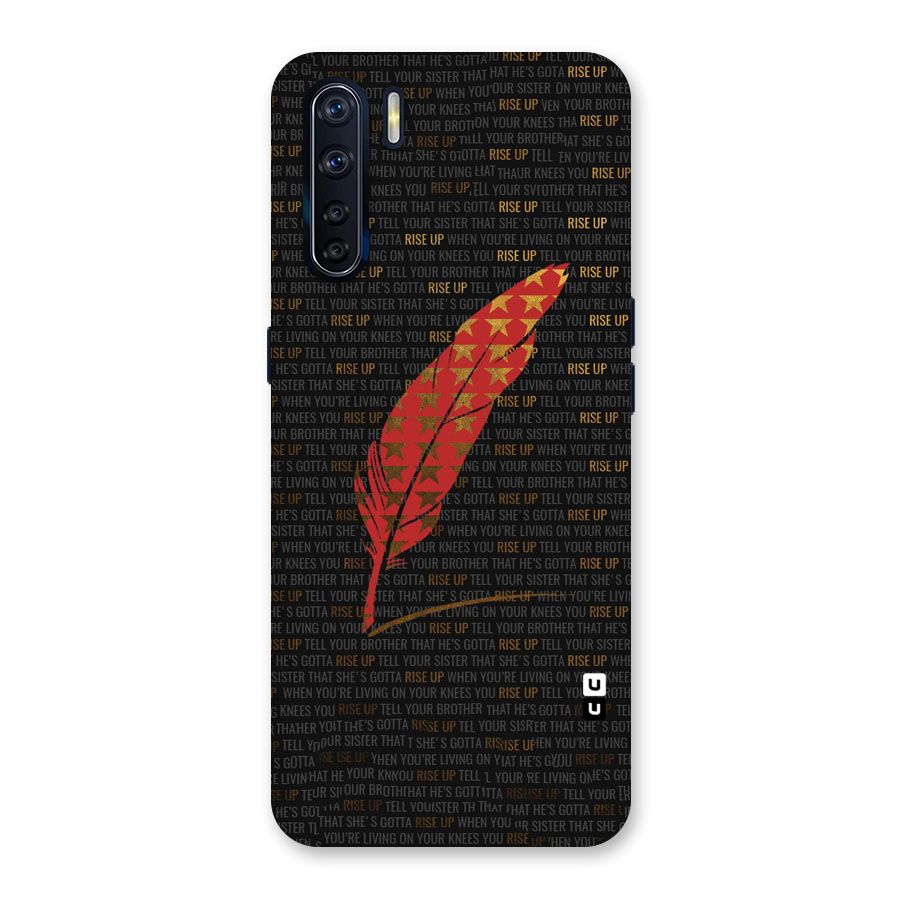 Rise Up Feather Back Case for Oppo F15