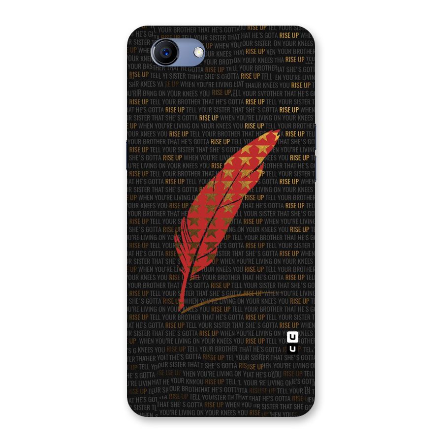 Rise Up Feather Back Case for Oppo Realme 1