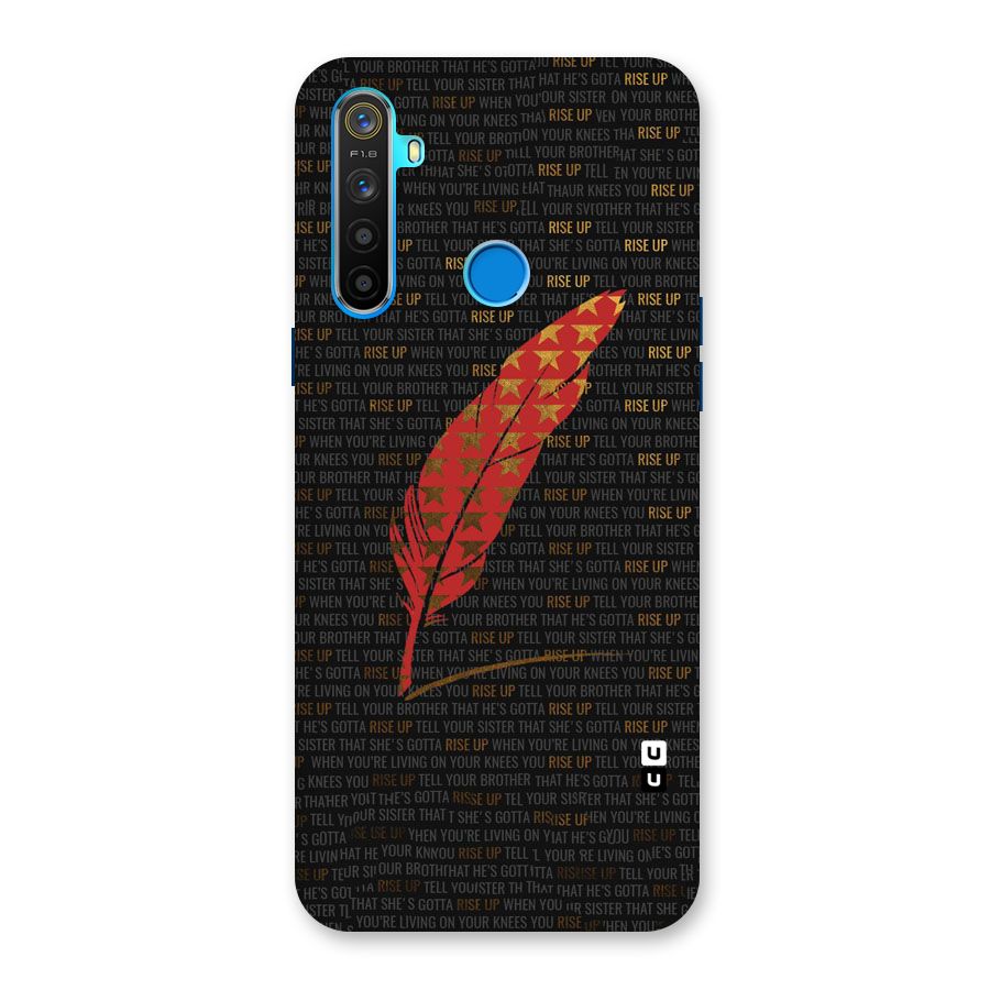 Rise Up Feather Back Case for Realme 5