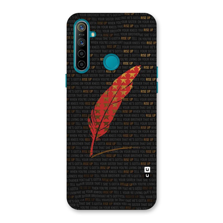 Rise Up Feather Back Case for Realme 5i
