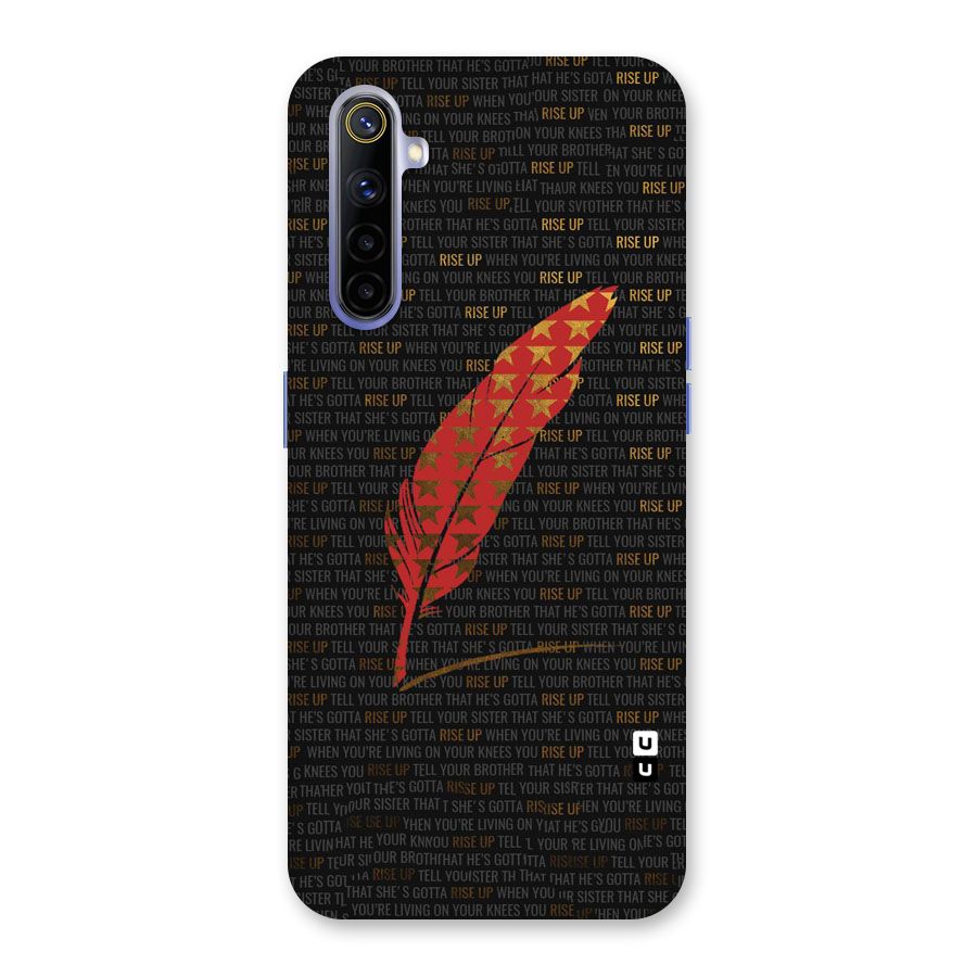 Rise Up Feather Back Case for Realme 6
