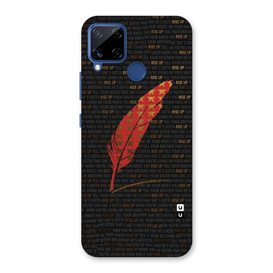 Rise Up Feather Back Case for Realme C12