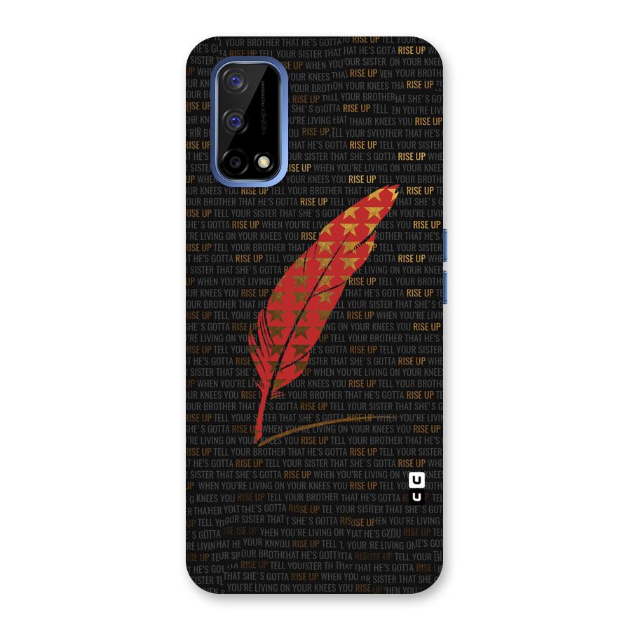 Rise Up Feather Back Case for Realme Narzo 30 Pro