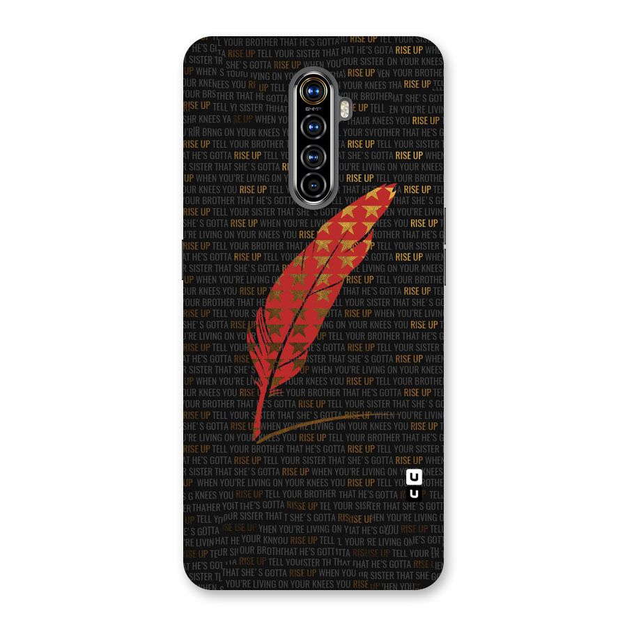 Rise Up Feather Back Case for Realme X2 Pro