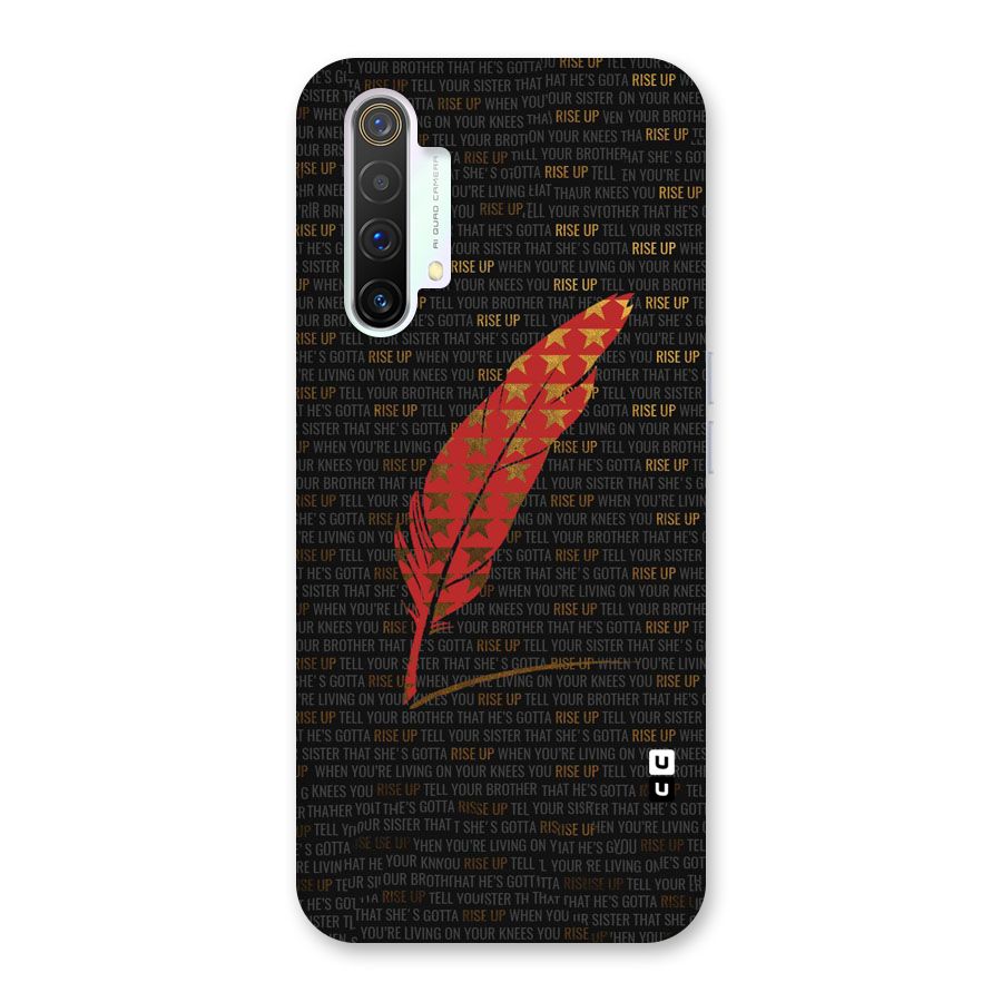 Rise Up Feather Back Case for Realme X3