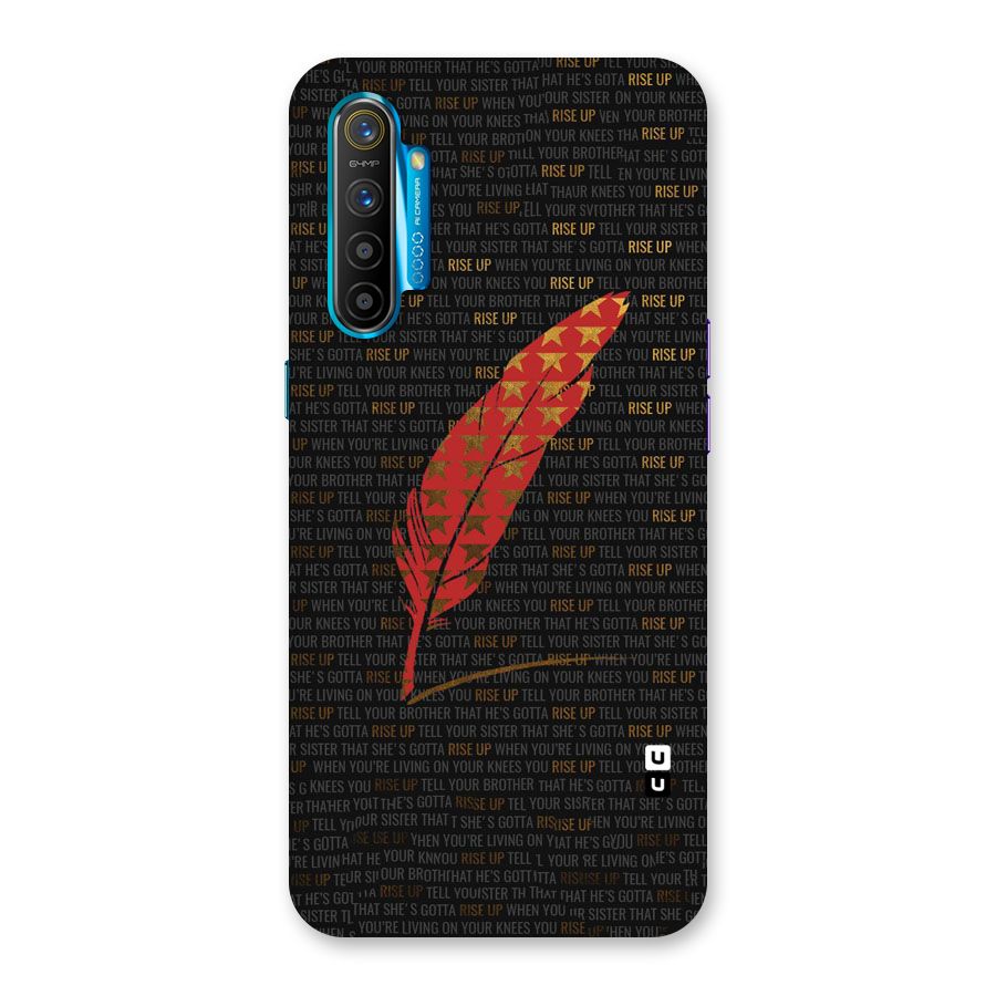 Rise Up Feather Back Case for Realme XT