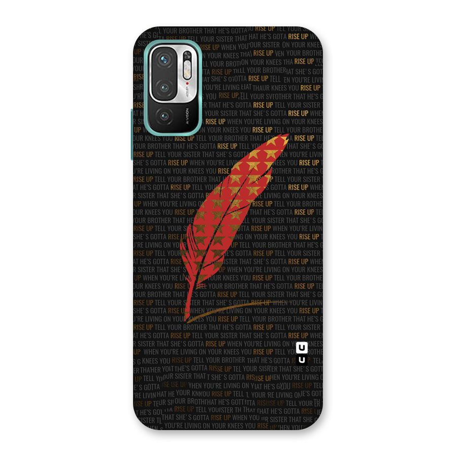 Rise Up Feather Back Case for Redmi Note 10T 5G