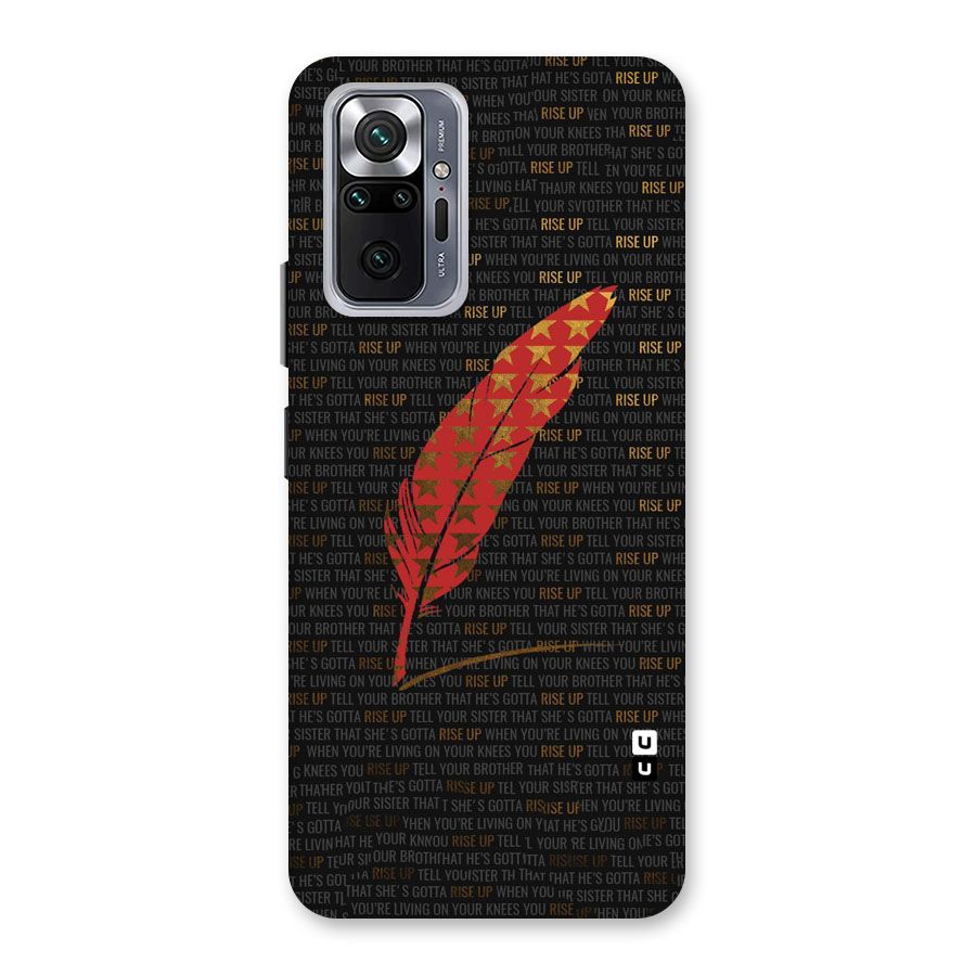 Rise Up Feather Back Case for Redmi Note 10 Pro Max