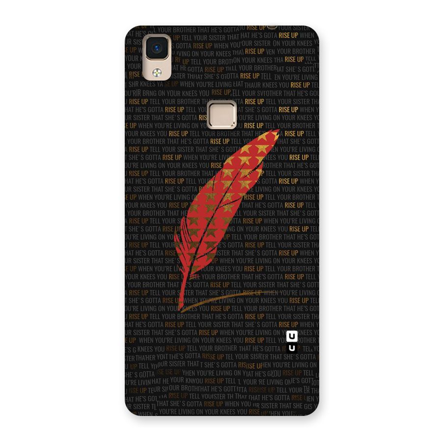 Rise Up Feather Back Case for V3 Max