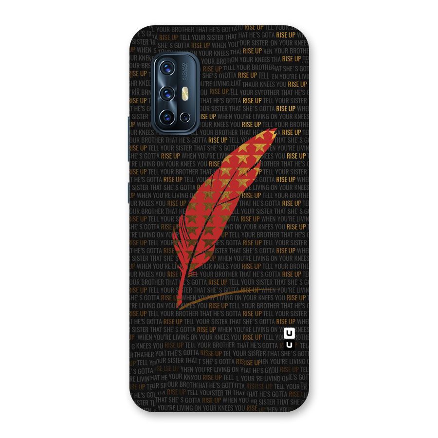 Rise Up Feather Back Case for Vivo V17
