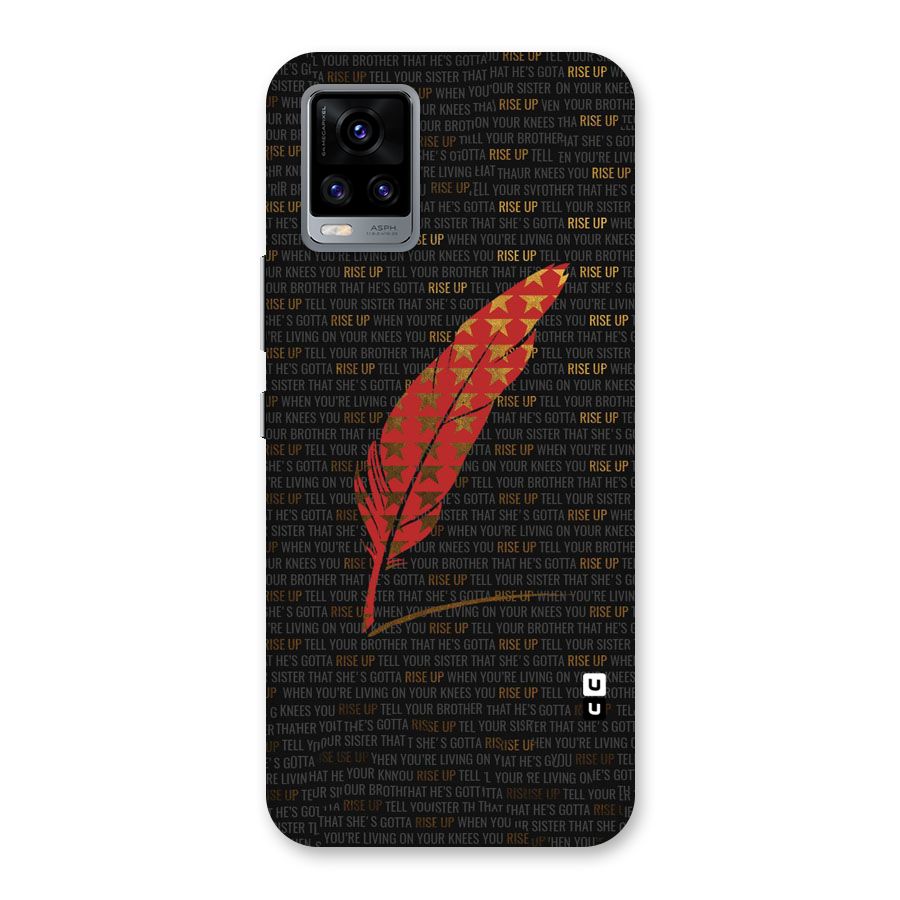 Rise Up Feather Back Case for Vivo V20