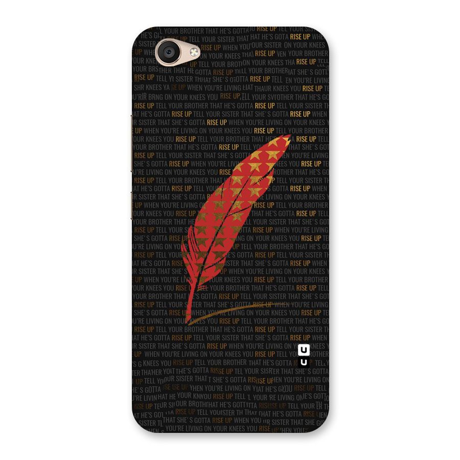 Rise Up Feather Back Case for Vivo V5 Plus