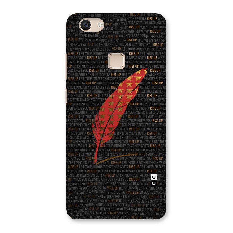 Rise Up Feather Back Case for Vivo V7
