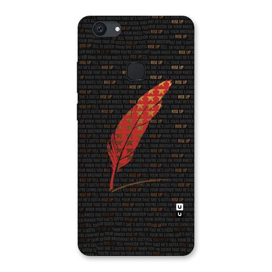 Rise Up Feather Back Case for Vivo V7 Plus