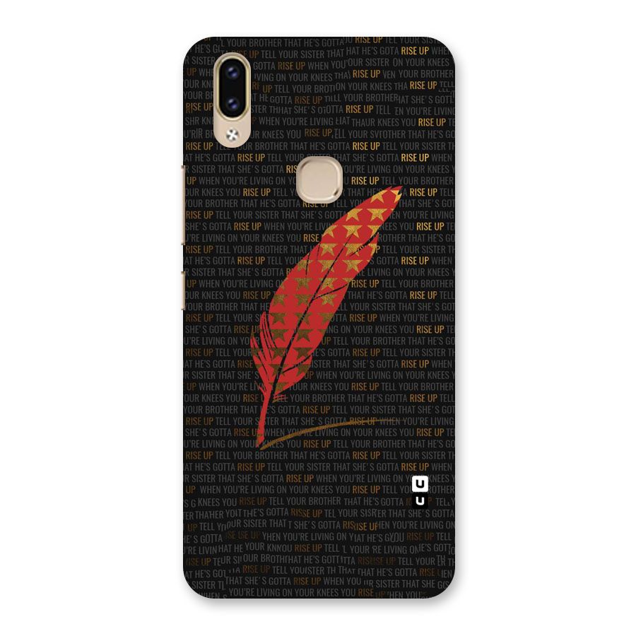 Rise Up Feather Back Case for Vivo V9 Youth