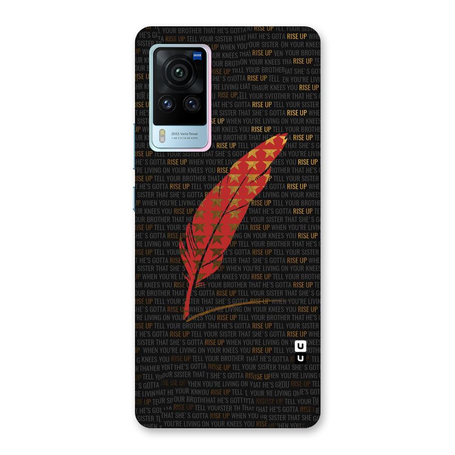 Rise Up Feather Back Case for Vivo X60 Pro