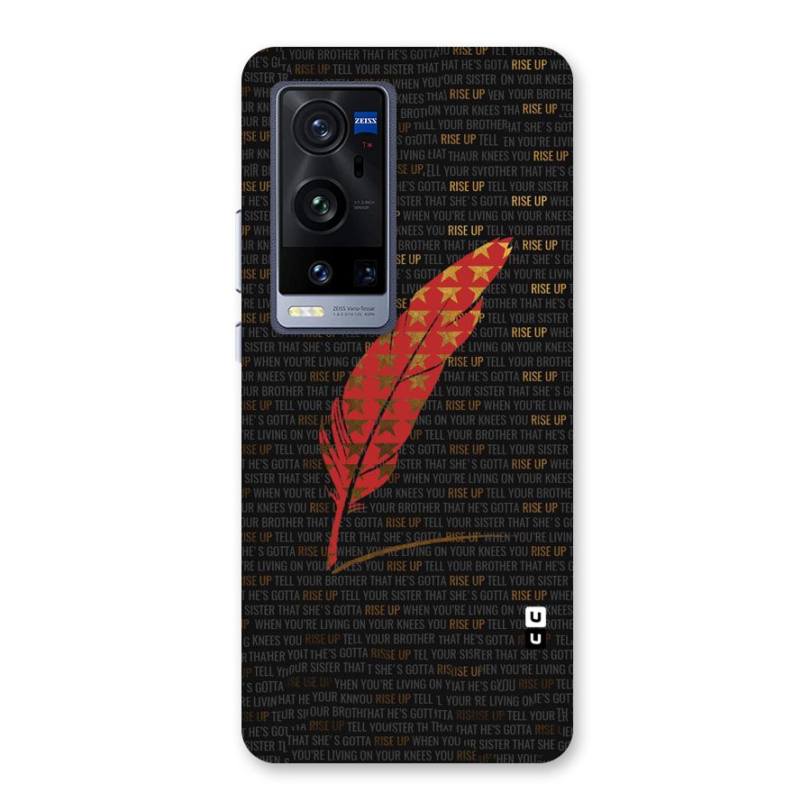 Rise Up Feather Back Case for Vivo X60 Pro Plus