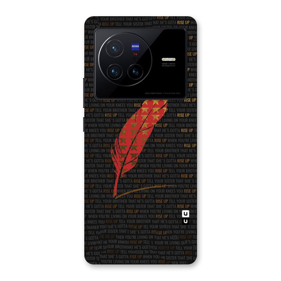 Rise Up Feather Back Case for Vivo X80