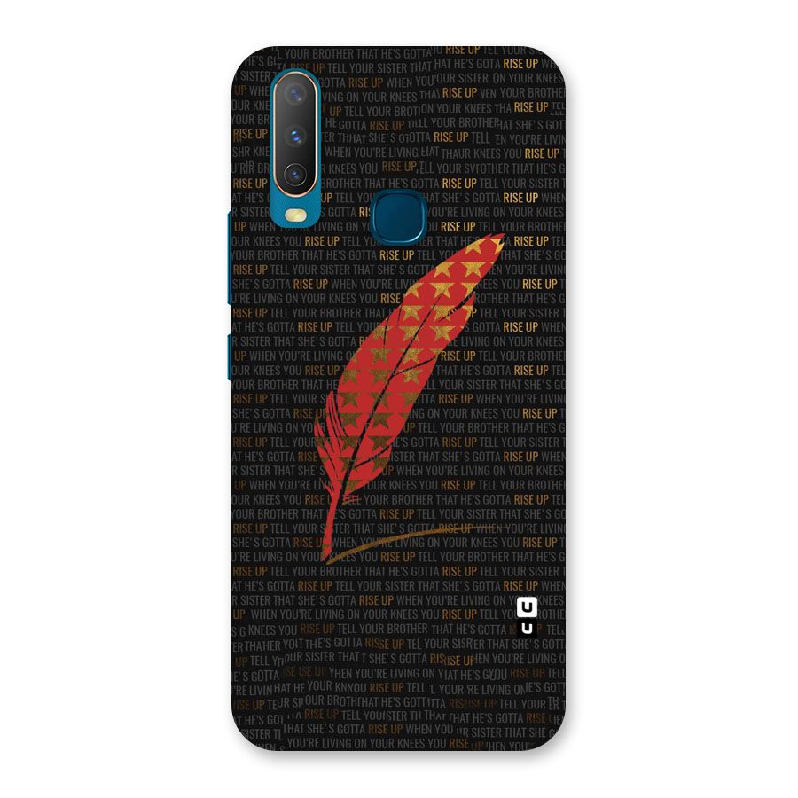 Rise Up Feather Back Case for Vivo Y11