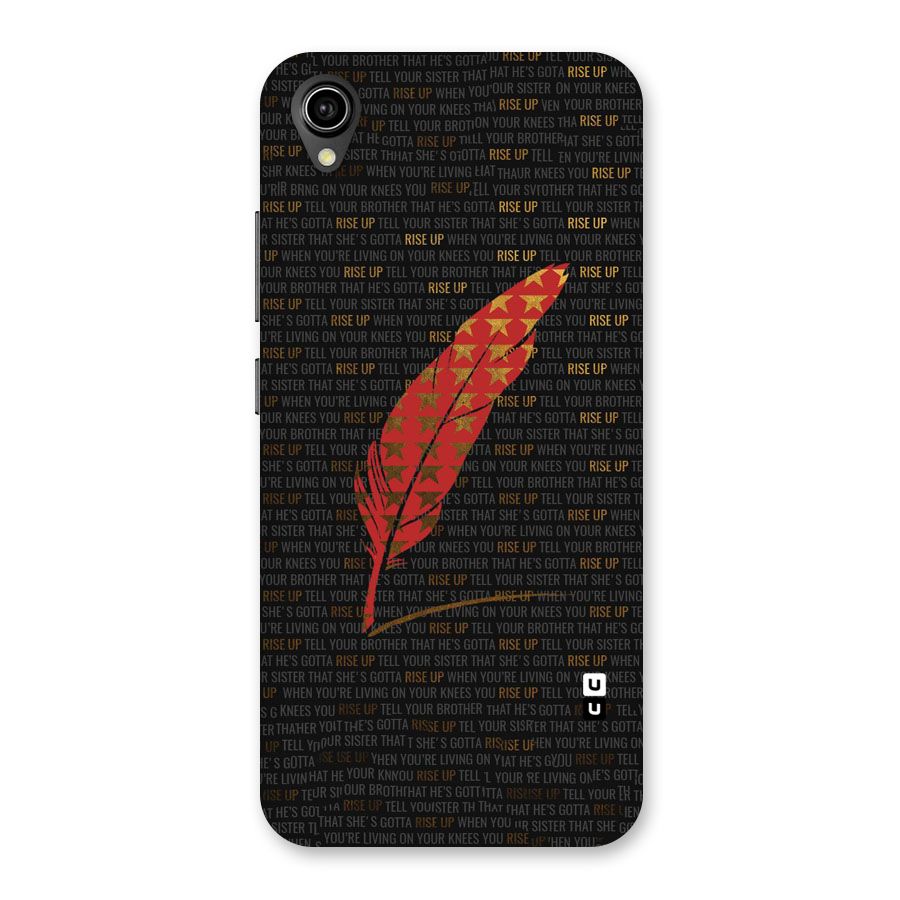 Rise Up Feather Back Case for Vivo Y91i