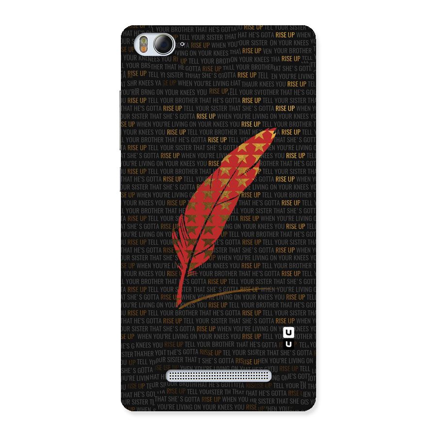 Rise Up Feather Back Case for Xiaomi Mi4i