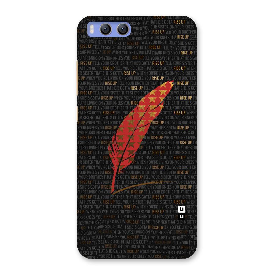 Rise Up Feather Back Case for Xiaomi Mi 6