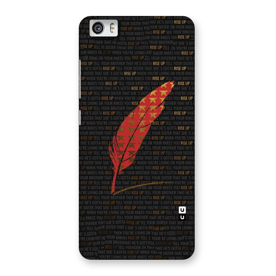 Rise Up Feather Back Case for Xiaomi Redmi Mi5
