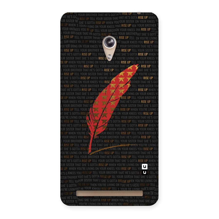 Rise Up Feather Back Case for Zenfone 6