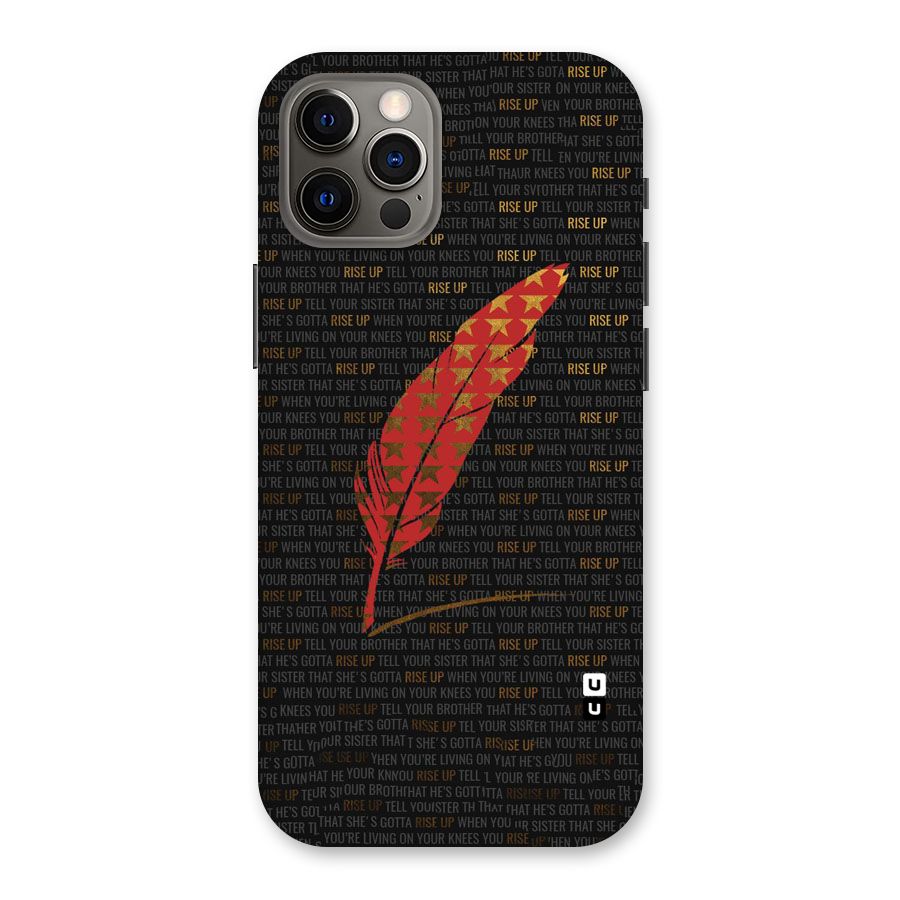 Rise Up Feather Back Case for iPhone 12 Pro