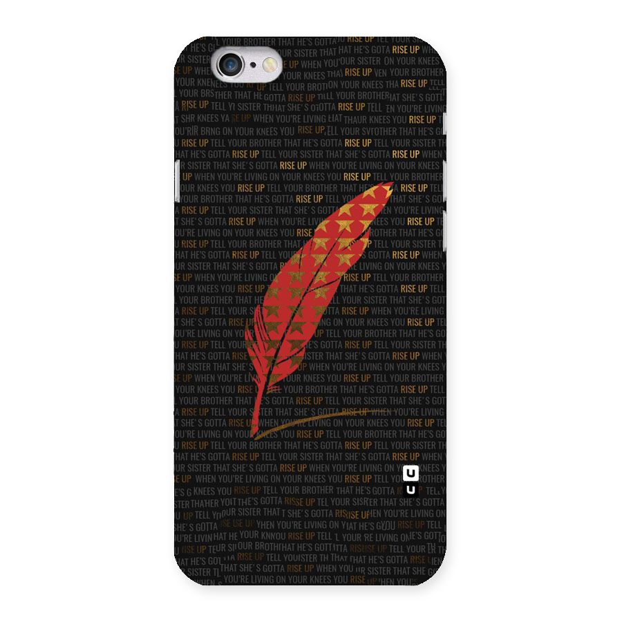 Rise Up Feather Back Case for iPhone 6 6S