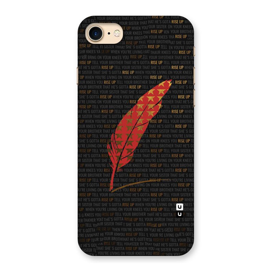 Rise Up Feather Back Case for iPhone 7