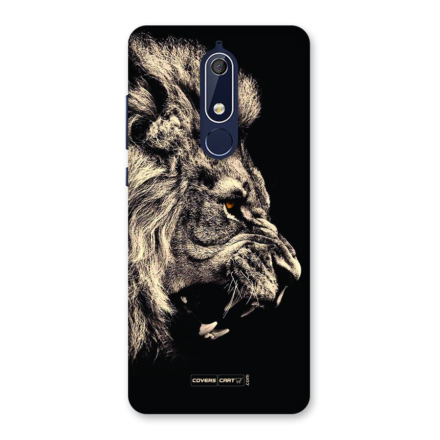 Roaring Lion Back Case for Nokia 5.1