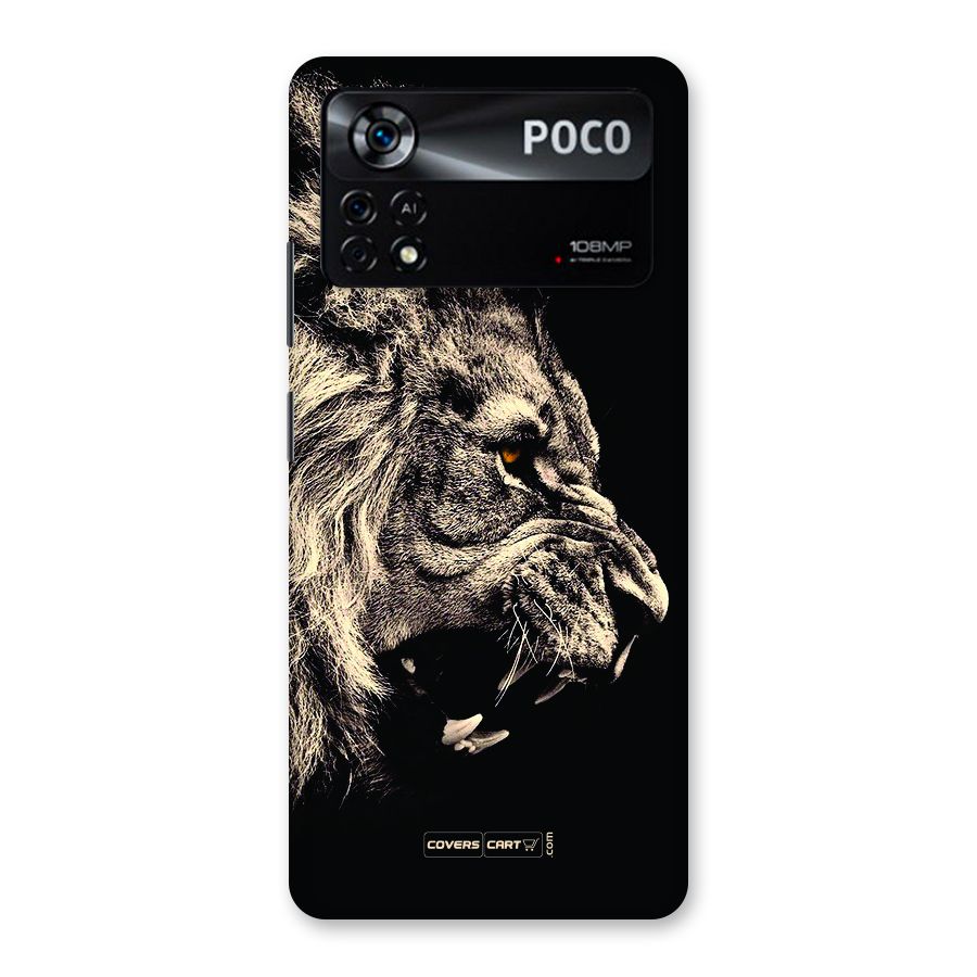Roaring Lion Back Case for Poco X4 Pro 5G