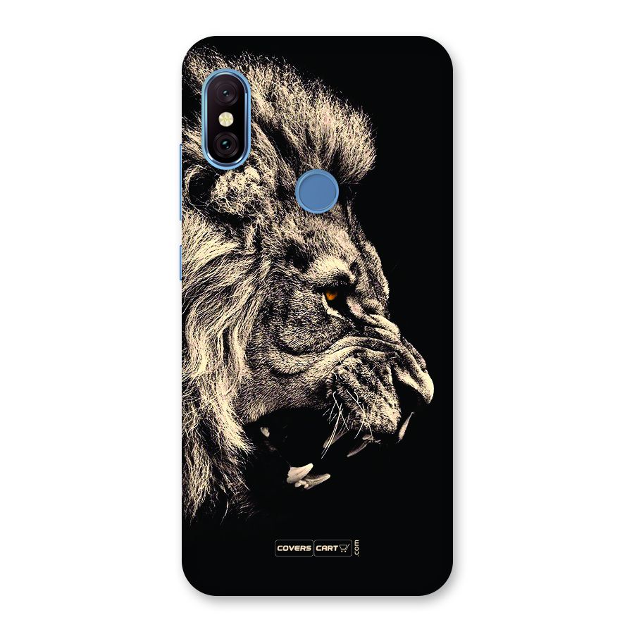 Roaring Lion Back Case for Redmi Note 6 Pro