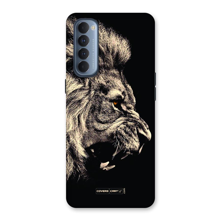 Roaring Lion Back Case for Reno4 Pro