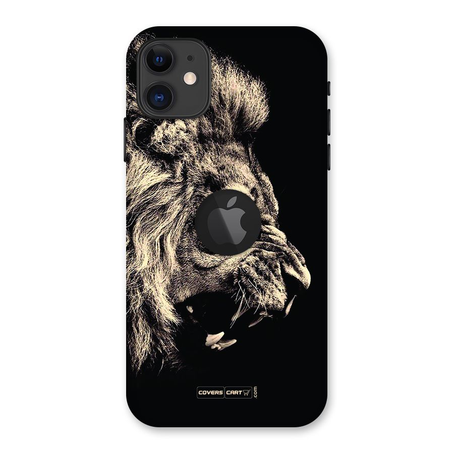 Roaring Lion Back Case for iPhone 11 Logo Cut