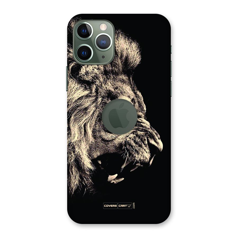 Roaring Lion Back Case for iPhone 11 Pro Logo  Cut