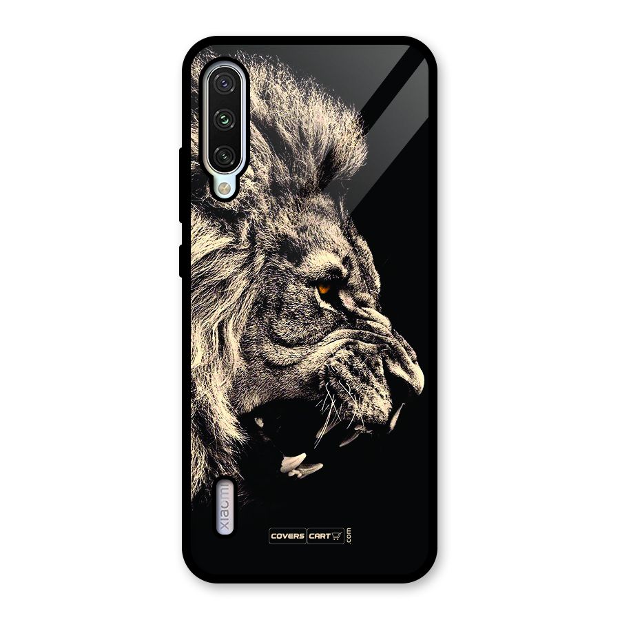 Roaring Lion Glass Back Case for Mi A3