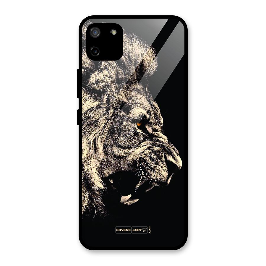 Roaring Lion Glass Back Case for Realme C11