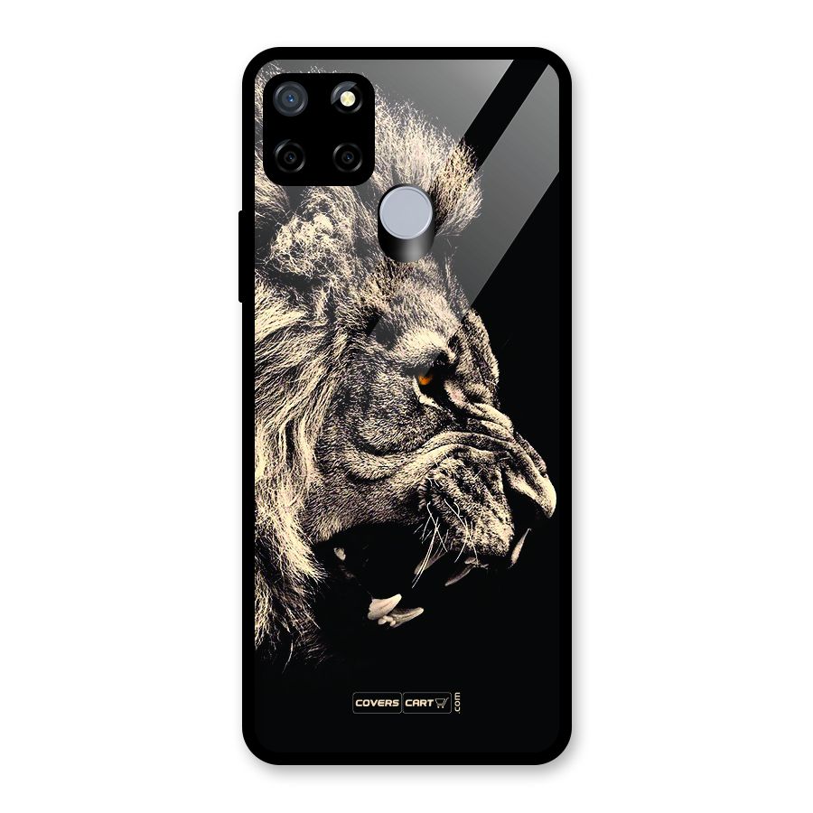 Roaring Lion Glass Back Case for Realme C12