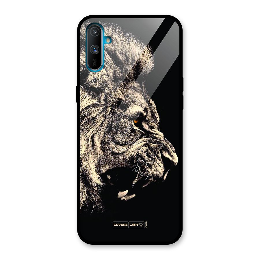 Roaring Lion Glass Back Case for Realme C3