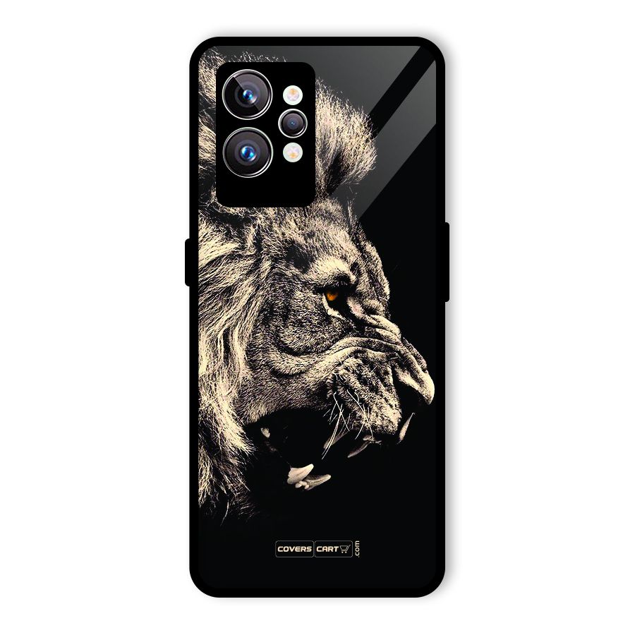 Roaring Lion Glass Back Case for Realme GT2 Pro