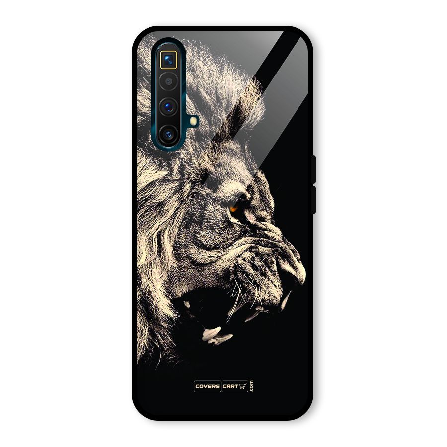 Roaring Lion Glass Back Case for Realme X3