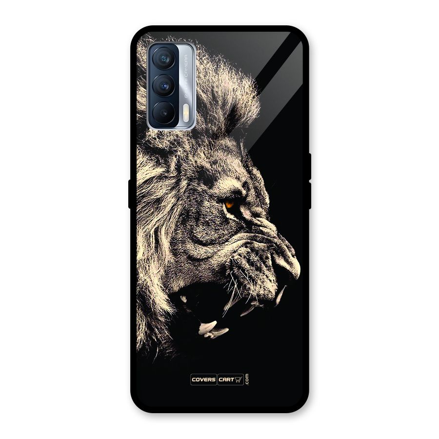 Roaring Lion Glass Back Case for Realme X7