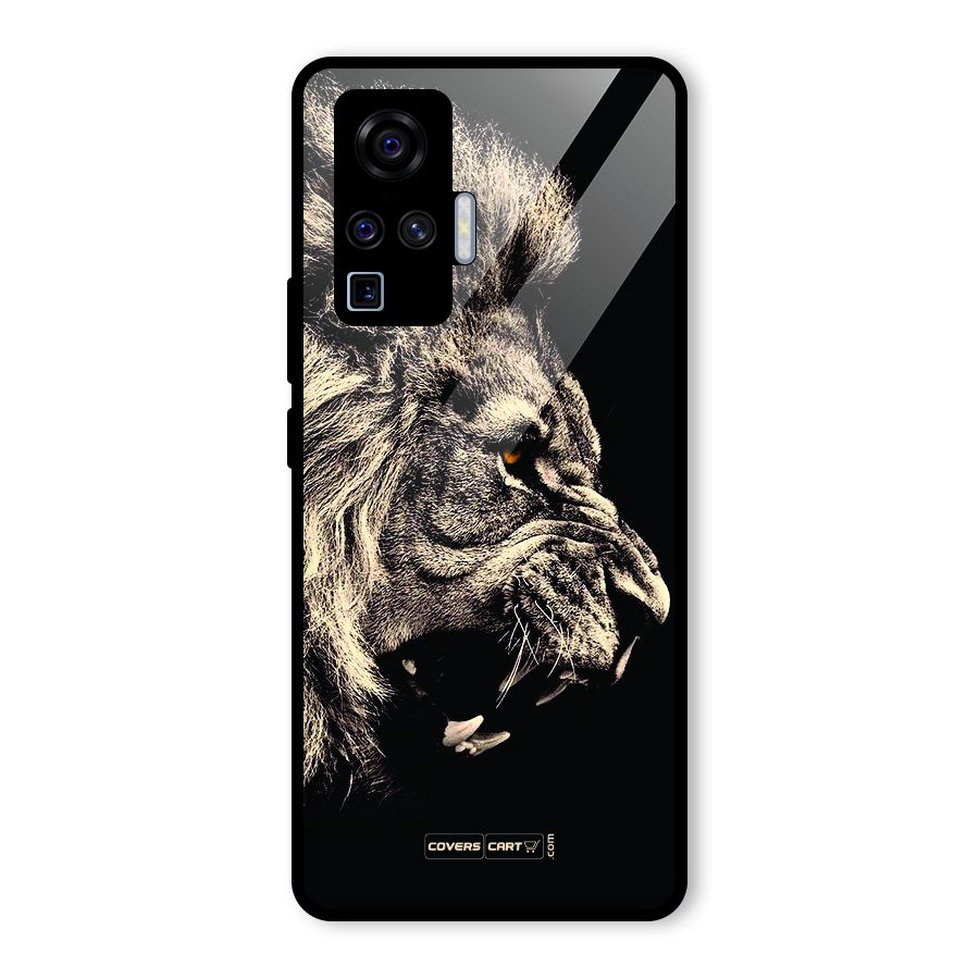 Roaring Lion Glass Back Case for Vivo X50 Pro