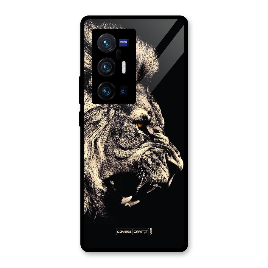 Roaring Lion Glass Back Case for Vivo X70 Pro Plus