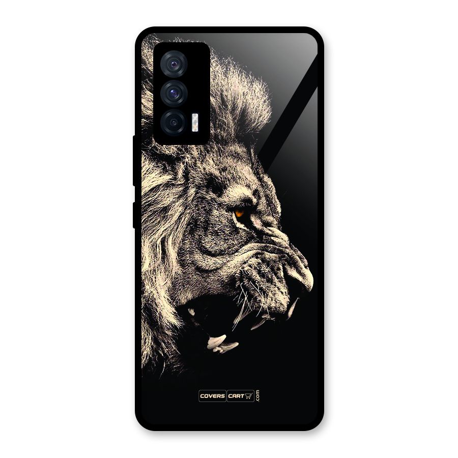 Roaring Lion Glass Back Case for Vivo iQOO 7 5G