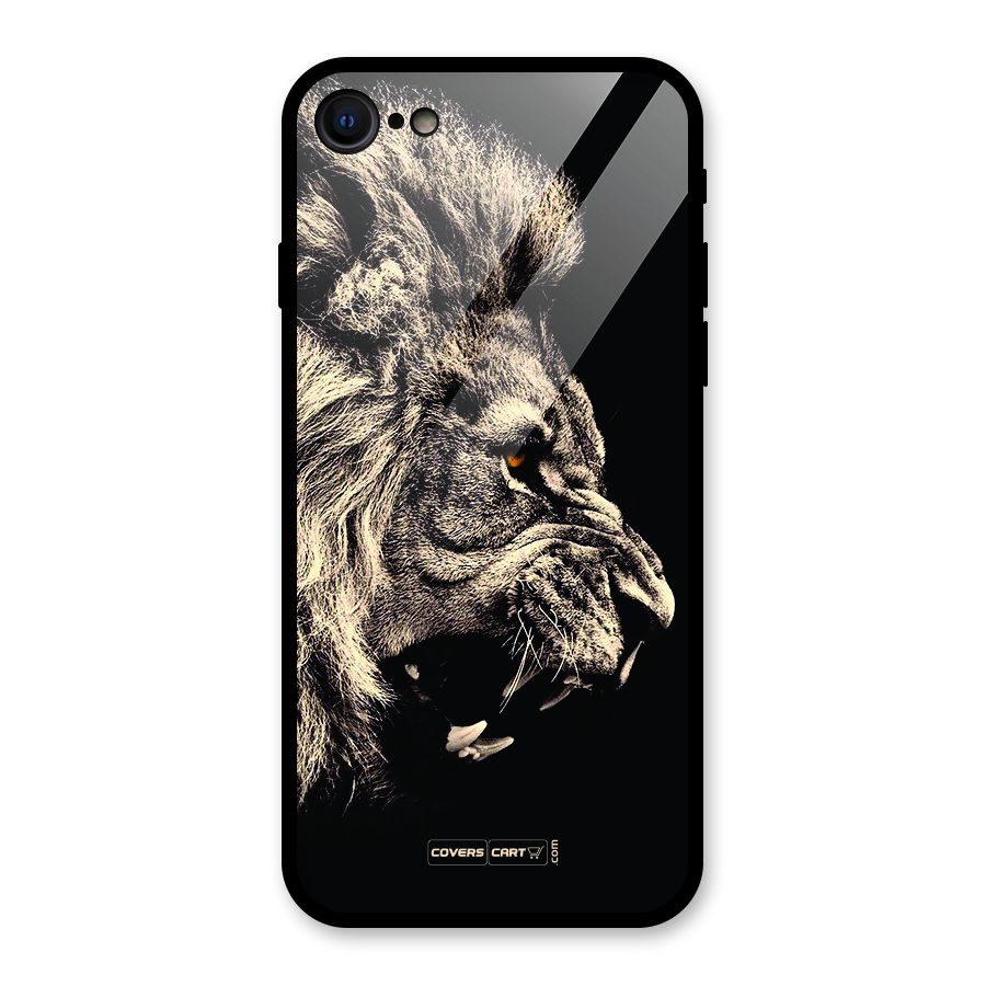 Roaring Lion Glass Back Case for iPhone SE 2022